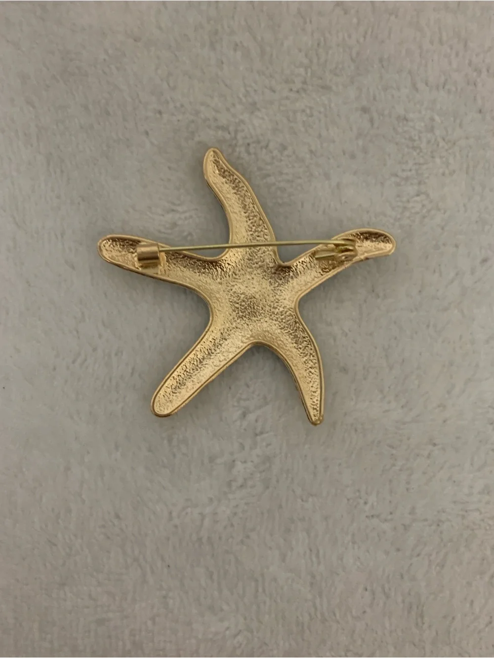 Starfish Brooch, Blue & Teal